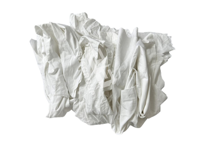 White Bed Sheet Rags-White Sheeting Rags (Regular Size)