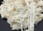 White Cotton Waste - Off-white cotton waste (by hand)