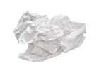 Used T Shirt Rags - White Fleece Sweatshirt Rags