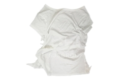 White T Shirt Cotton Rags - Grade A+ White T Shirt Rags 