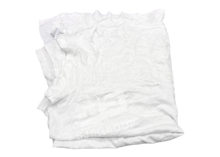 White T Shirt Cotton Rags-Grade A+ White T Shirt Rags 