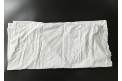 White Bed Sheet Rags - White bed sheet cotton rags (Regular Size)