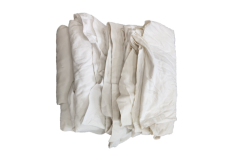 White Bed Sheet Rags - White Bed Sheet Cotton Rags(uncut)