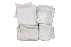 White Bed Sheet Rags - White Bed Sheet Cotton Rags(uncut)