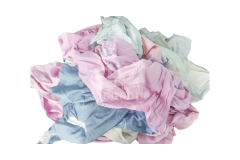 Color Bed Sheet Rags - Colored Sheeting Cotton Rags (Uncut)