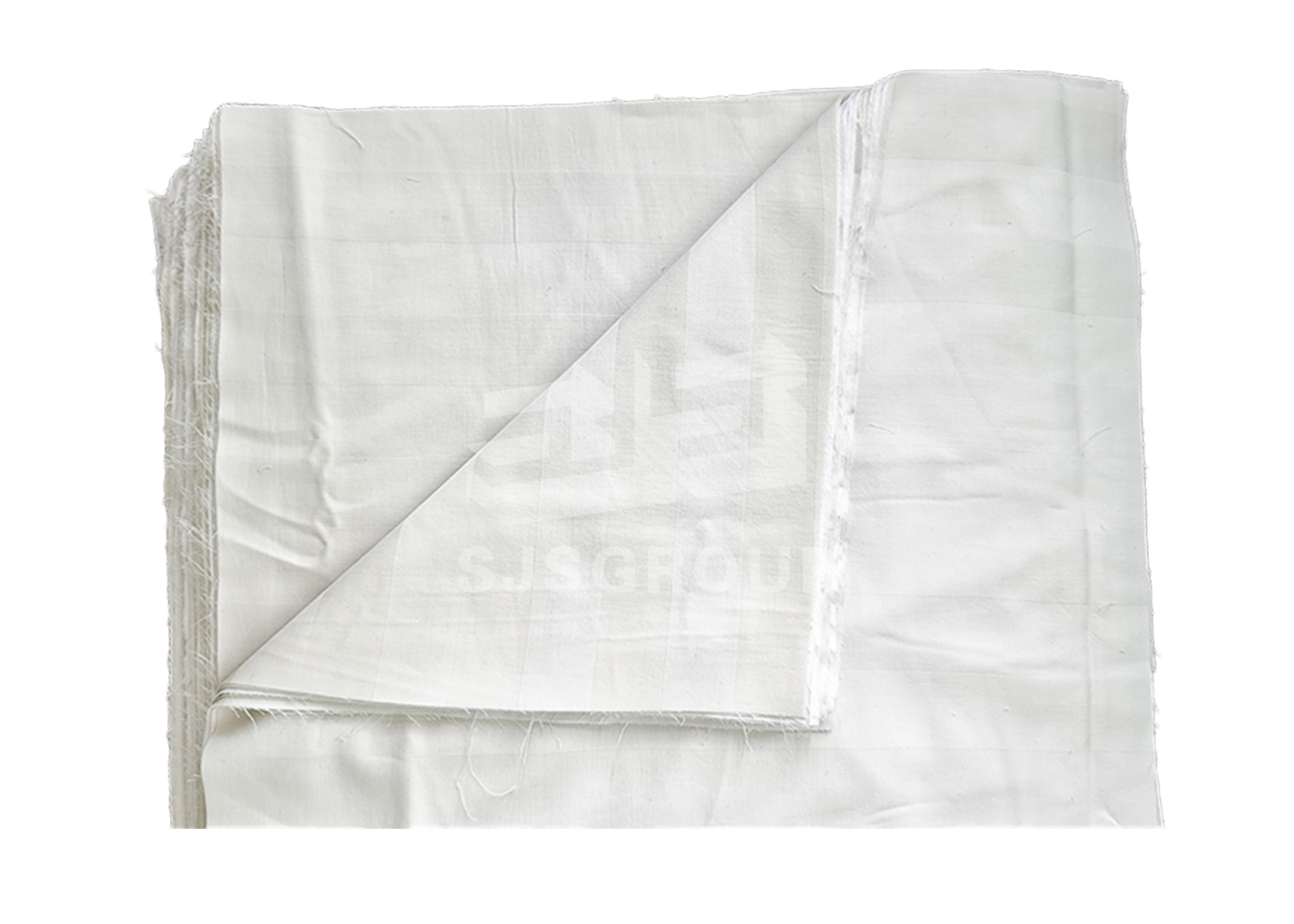 White Bed Sheet Rags-White Sheeting Cotton Rags (Standard Size)